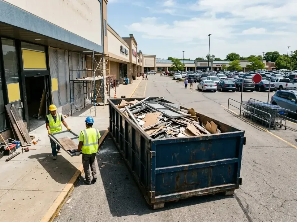 retail-store-renovation-debris-003 — frequently asked questions, Roll-off Dumpster Rentals in Lake Wisconsin, WI